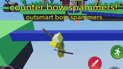 How To Counter Bow Spammers In Roblox Bedwars Youtube