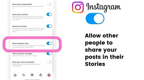How To Enable Your Profile Post Sharing On Others Instagram Story
