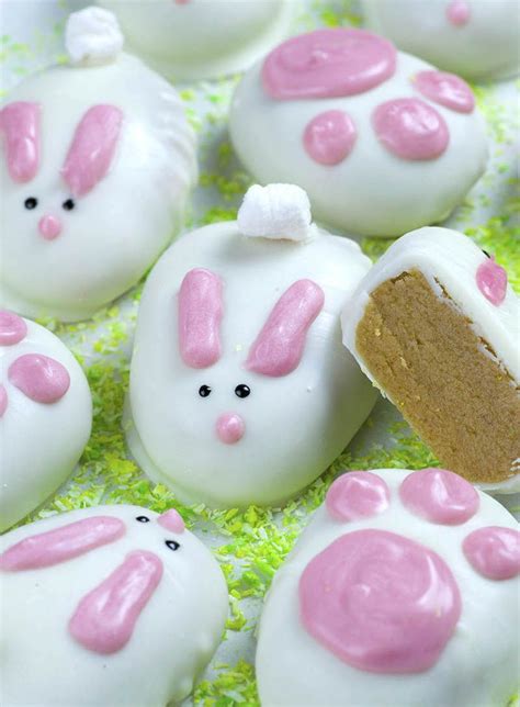 White Chocolate Easter Bunnies Recipe Candy Recipes Homemade Easter Candy Recipes Easter