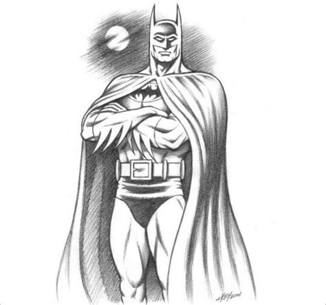Draw another oval on each side of the first two. Full Body Superhero Batman Drawing