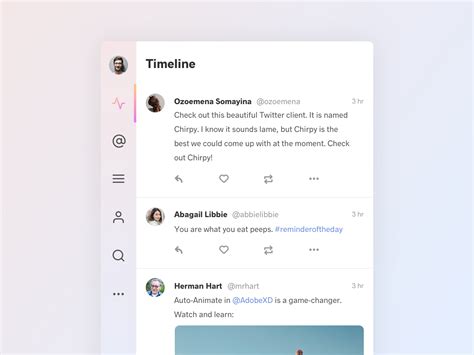 Twitter App Concept By Interfase On Dribbble