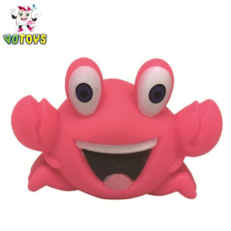 Factory Personalized Cute Plastic Sea Rubber Crab Bath Toy China Crab