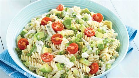 Chicken Fusilli And Avocado Pasta Salad Recipe