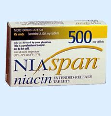 Niaspan comes in tablet form and is typically taken once a day. Niacin Cholesterol Lowering - Dosage - Treatment - Reduction