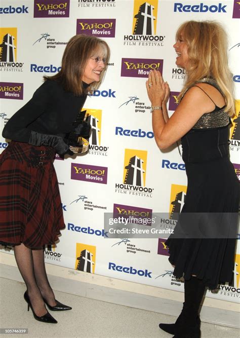 Diane Keaton And Goldie Hawn During 9th Annual Hollywood Film News