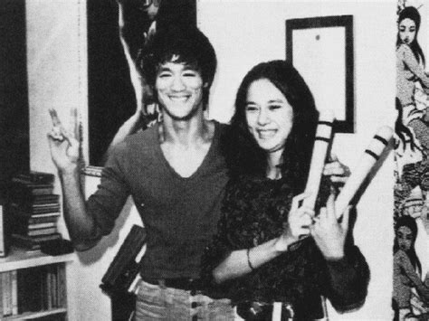 Bruce With Nora Miao At His Home In Cumberland Road Kowloon Hong Kong Bruce Lee Photos Bruce