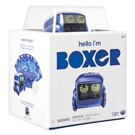 Boxer Interactive Ai Robot Toy Blue Spin Master Robot Toy