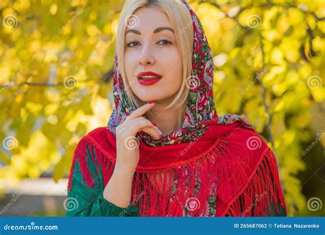 Ethnic European Model Style For Ladies Stock Photo Image Of Clothes