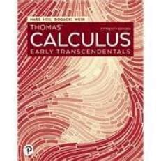 Isbn Thomas Calculus Early Transcendentals Mymathlab Th Edition Direct
