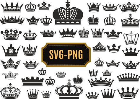 Royal Crown Svg Bundleking Crown Svgqueen Crown Svgprincess Etsy