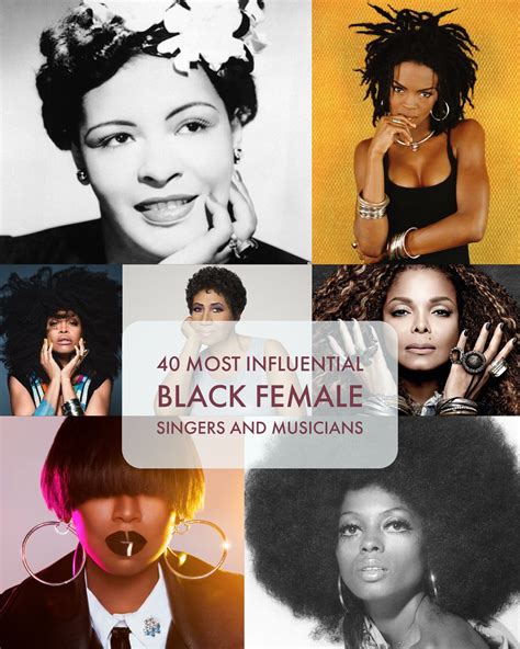 The Most Influential Black Female Singers And Musicians Spanning A