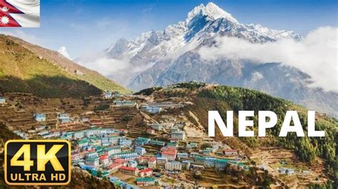 Nepal 4k Scenic Relaxation Film With Calming Music Youtube