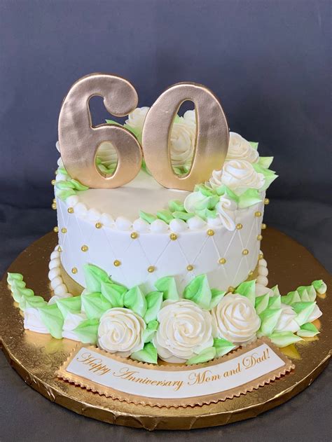 60th Birthday Cake — Skazka Cakes
