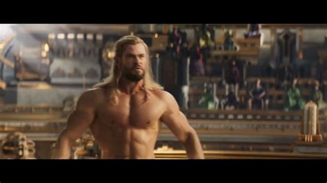 Chris Hemsworth Censored Nude In Thor Love And Thunder Trailer Youtube