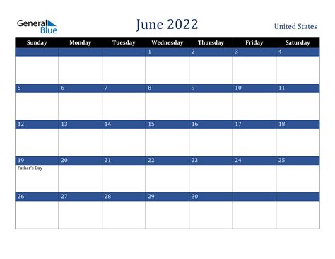 June 2022 Calendar Printable Free Best Calendar Example