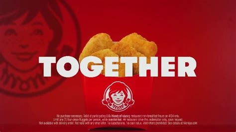 Wendy S Chicken Nuggets Tv Commercial Hug For A Nug Free Four Piece