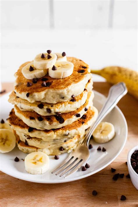 Vegan Chocolate Chip Pancakes I Love Vegan