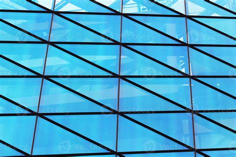 Glass Window Wall Of Modern Building With Blue Sky Reflection 3509252