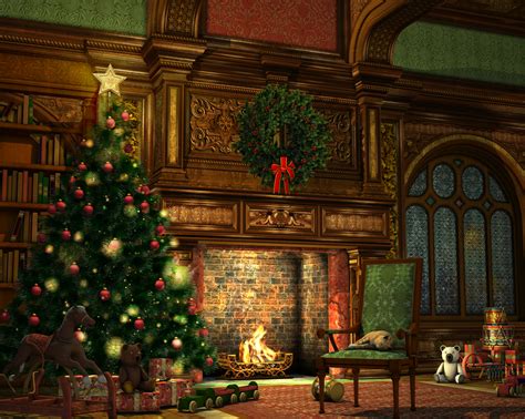 Christmas Art Wallpapers High Quality | Download Free