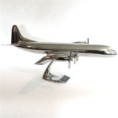 Large Lockheed Electra Original Aluminum Airplane Model For Sale At 1stdibs