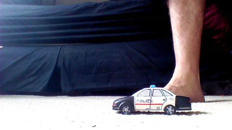 Giant Man Feet Crush Car Youtube