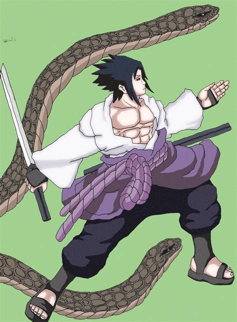 Sasuke Snake By Chambs On Deviantart