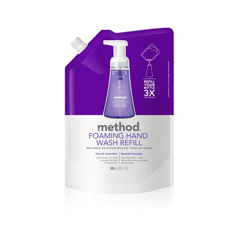 Method Foaming Hand Wash Refill French Lavender 28 Ounces Walmart