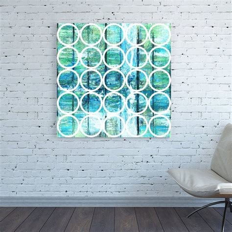 Canvas Print Abstract Wall Art Geometrical Pattern Circles Etsy In