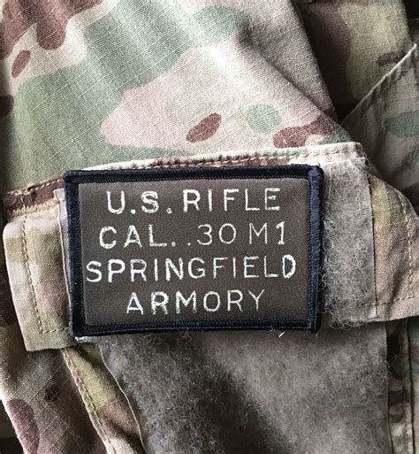 Springfield Armory M1 Garand Receiver Morale Patch Cmp Nra M1 Garand