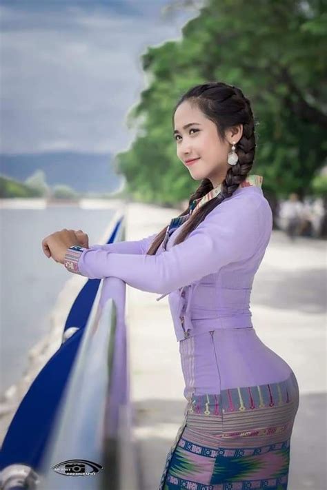 Pan Pan Asian Model Girl Burmese Girls Myanmar Women Ao Dai Toddler