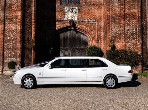 Mercedes E280 6 Seater Wedding Car Stretched Limo From £270