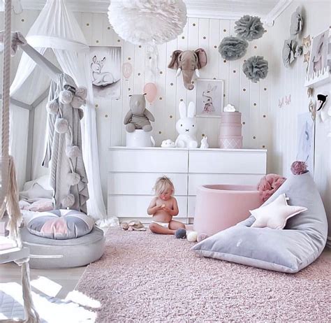 Babyzimmer mädchen ideen grau rosa. Mädchenzimmer Inspiration in rosa, grau und weiß 💕 Wie ...