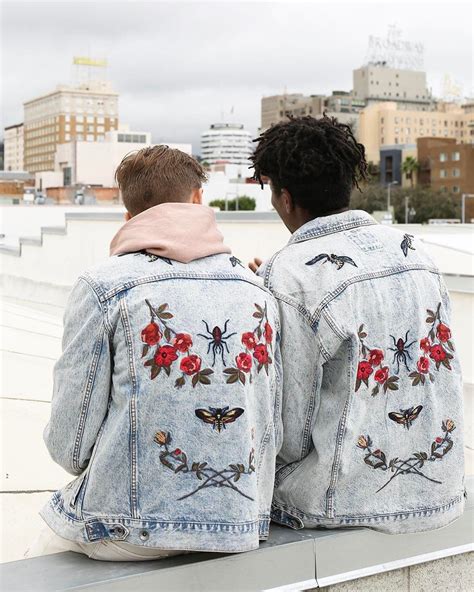 Embroidered Jackets Floral Urban Outfitters Aesthetics Tumblr Hipsters