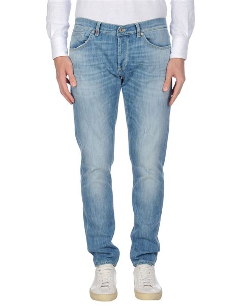 Dondup Denim Pants In Blue Modesens