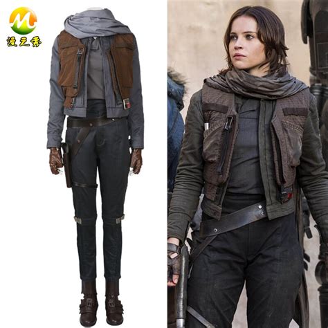 Top Quality Jyn Erso Cosplay Costume Rogue One A Star War Story Jyn