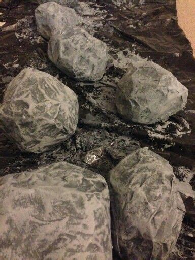 How To Make Paper Mache Rocks And Boulders