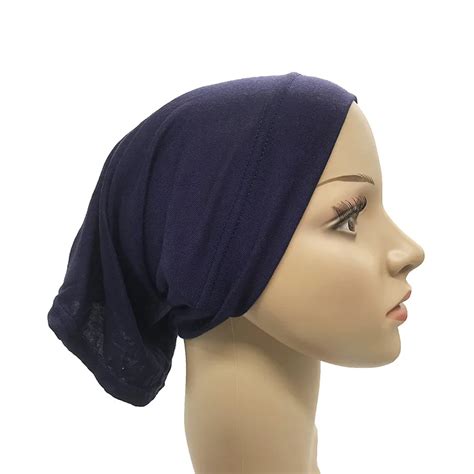 Modal Women Muslim Head Scarf Cotton Underscarf Stretch Hijab Cover