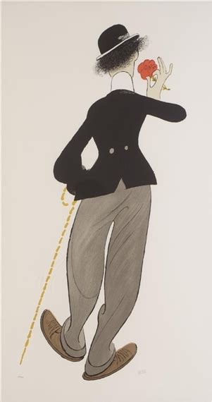 Al Hirschfeld Charlie Chaplin MutualArt