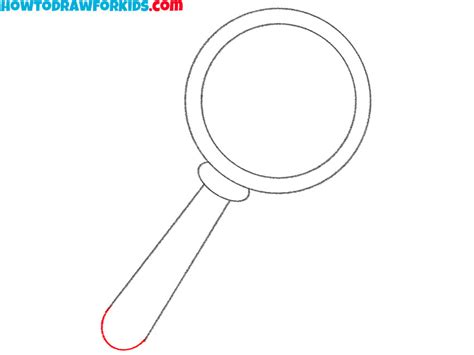 How To Draw A Magnifying Glass Easy Drawing Tutorial For Kids