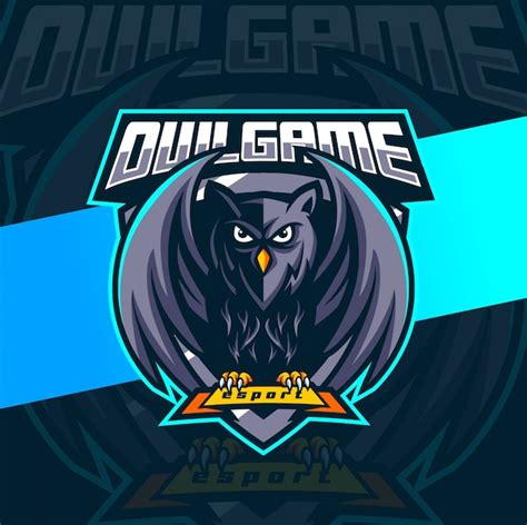Premium Vector Owl Game Mascot Esport Logo Design