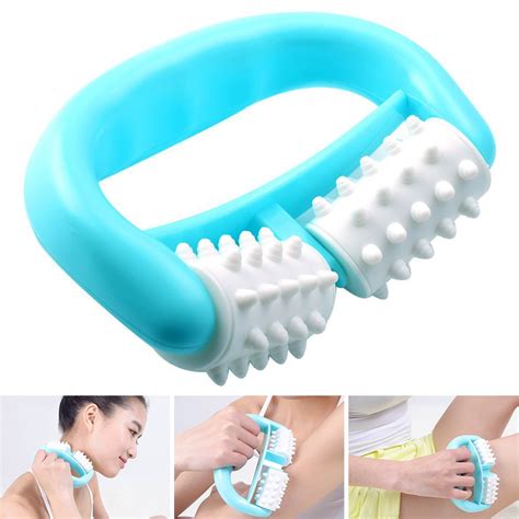 Manual Body Massager Roller Handheld Pijnbestrijding Cellulitis Massage Tool Voor Hals Hoofd