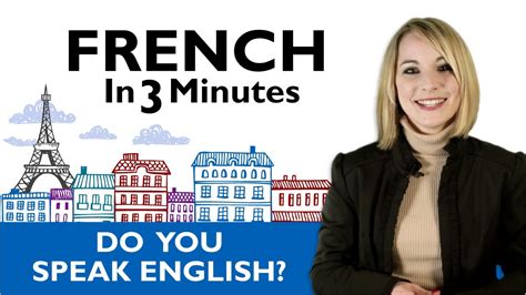 Learn French Asking Do You Speak English In France Youtube