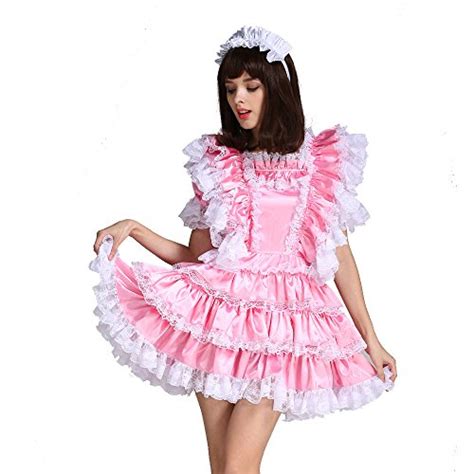 costume reenactment and theater apparel clothing shoes and accessories sissy forced maid satin