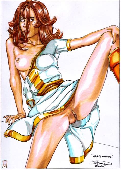 Mary Marvel Shaved Pussy Mary Marvel Hentai Pictures