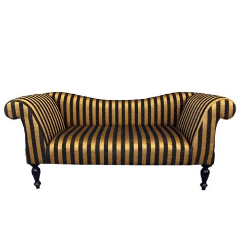 Black And Gold Stripe Sofa By Zedhead Designs 1290 Great Design