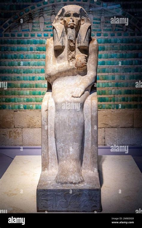 Statue Of Djoser First King Of The 3rd Dynasty And Founder Of The Old Empire Egyptian Museum