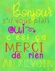 FREE Good Manners Poster in French by Peg Swift French Immersion