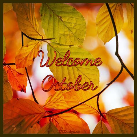 Welcome October Images For Instagram And Facebook