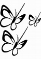 Risultati immagini per farfalle disegni | Dibujos de mariposas ...