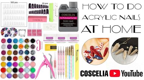 This will allow your natural nails to rest, strengthen and become stronger. Acrylic Nails ♡ How To Do Your Own Acrylic Nails At Home ♡ in 2020 | Acrylic nails at home ...